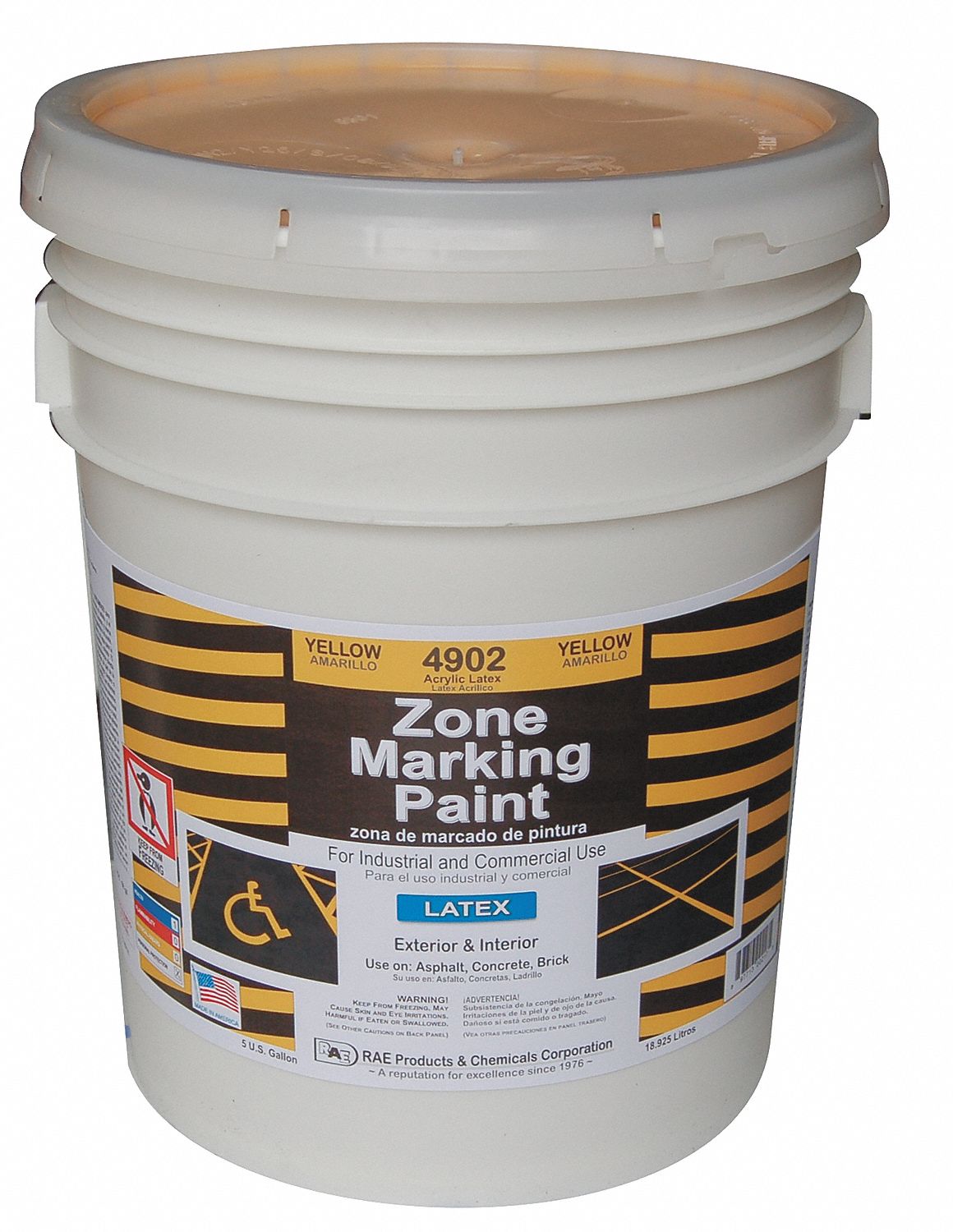 Marking Paint, Yellow, 5 gal.
