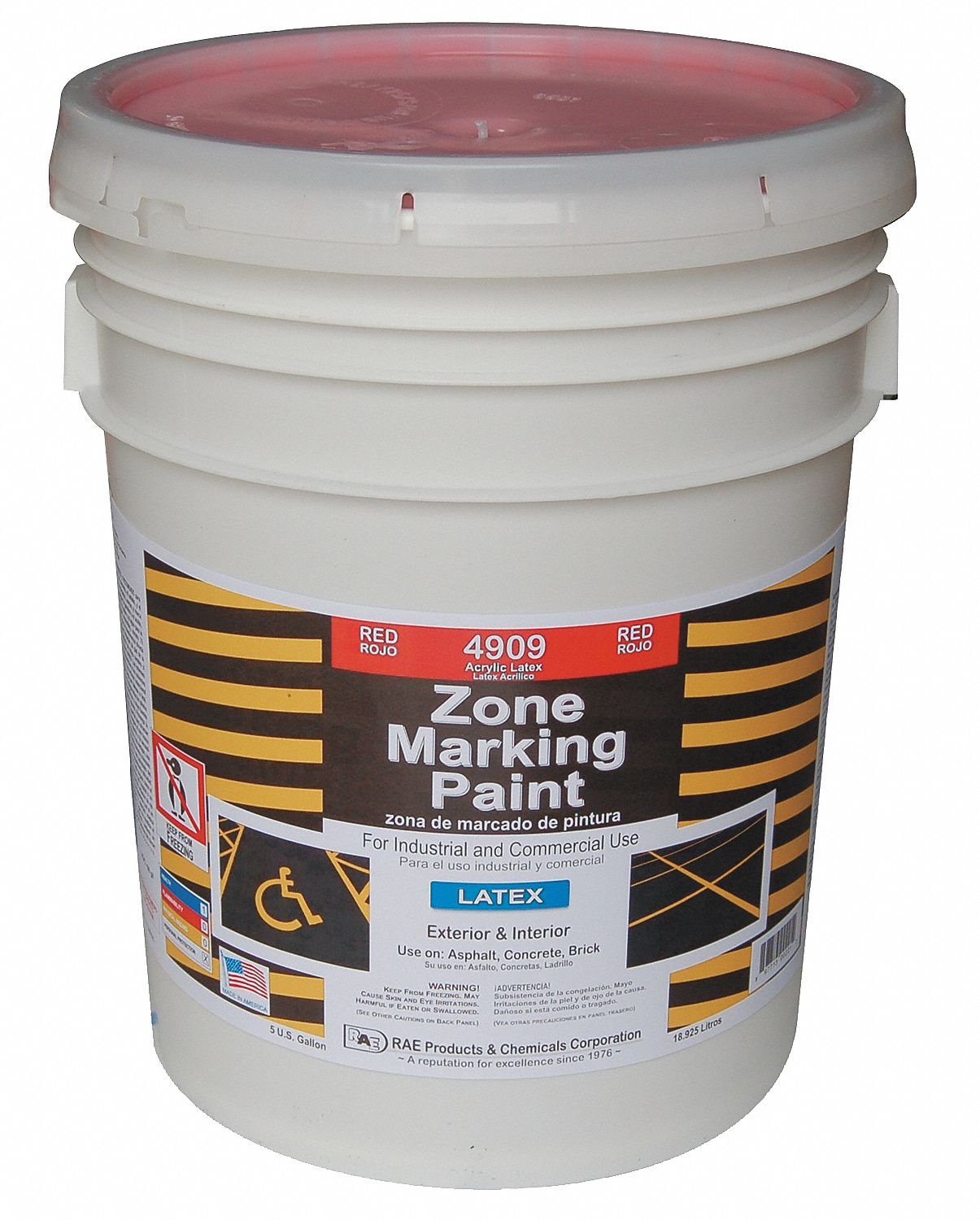 Marking Paint, Red, 5 gal.