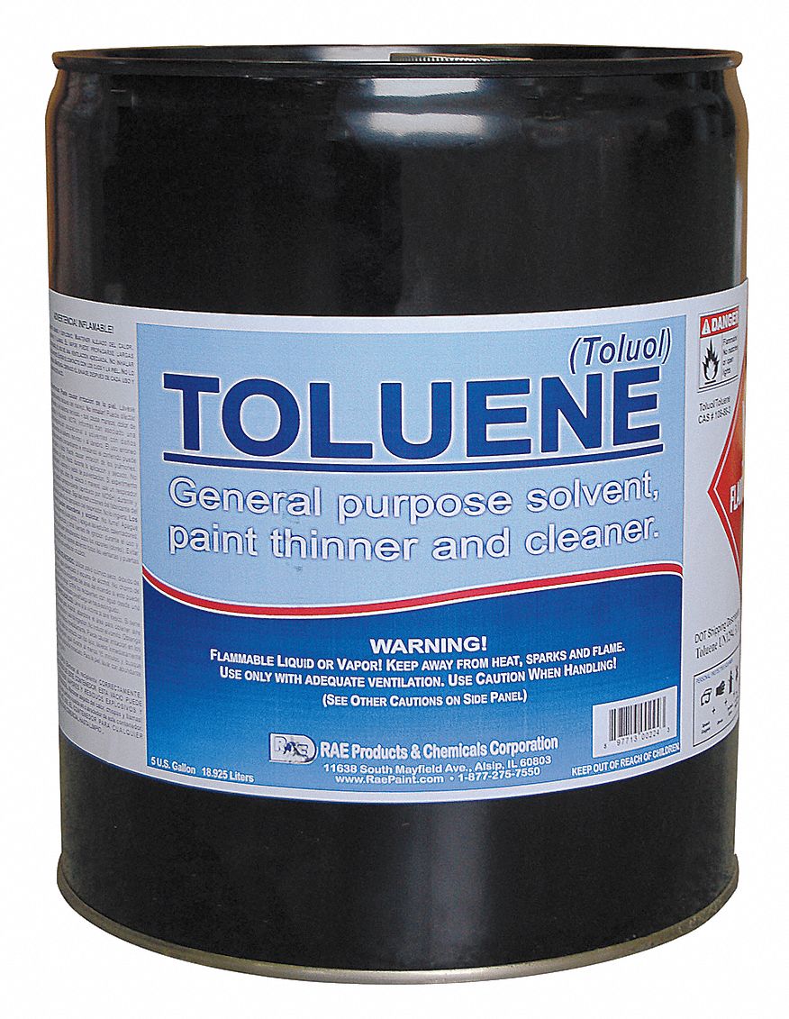 Toluene Solvent & Paint Thinner, 5 gal.
