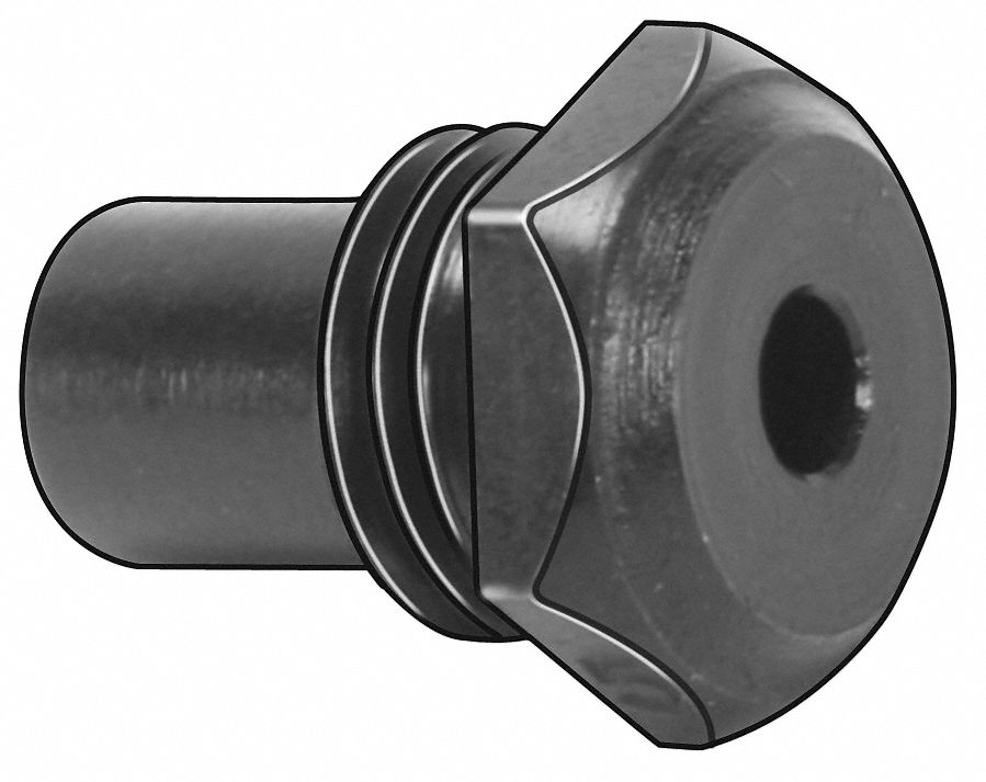 Nosepiece, 3/16 In, Steel, Use with 3EHT3