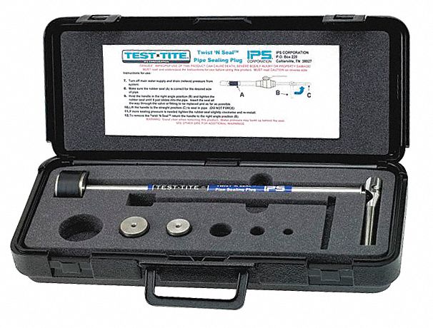 Twist N Seal Kit, 1 1/4 To 2 In, 12 In L
