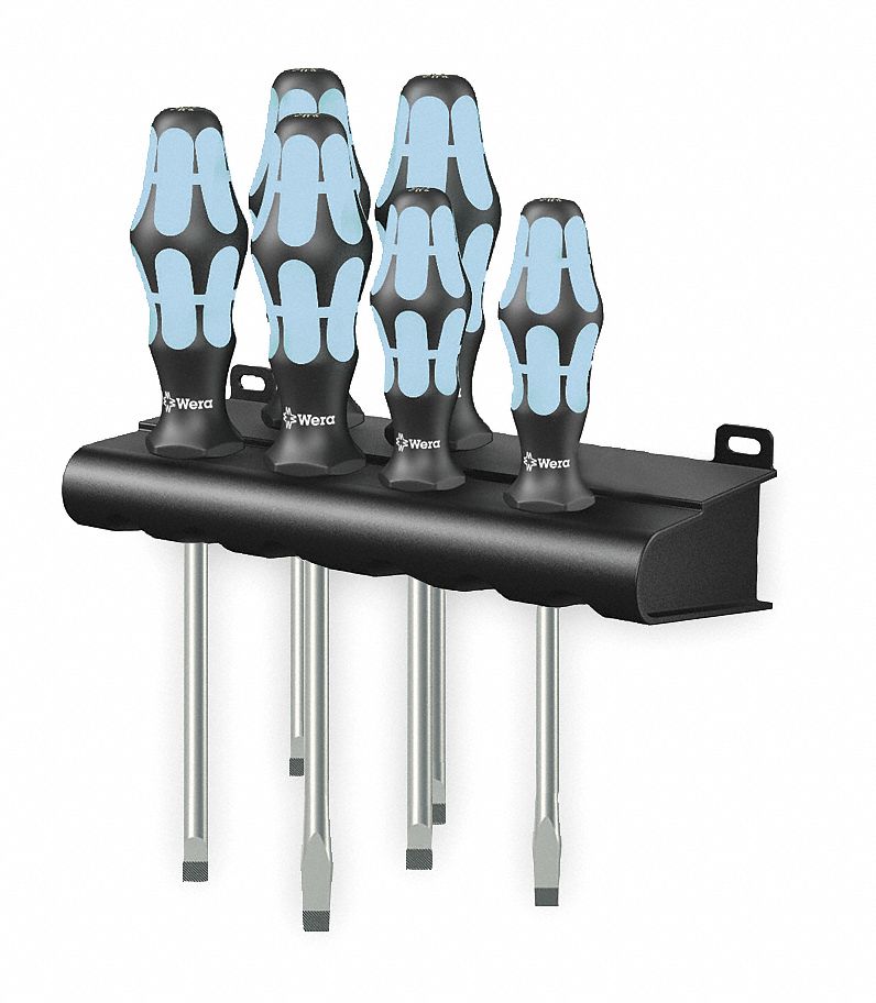 Combination Screwdriver Set, SS, 6 Pc