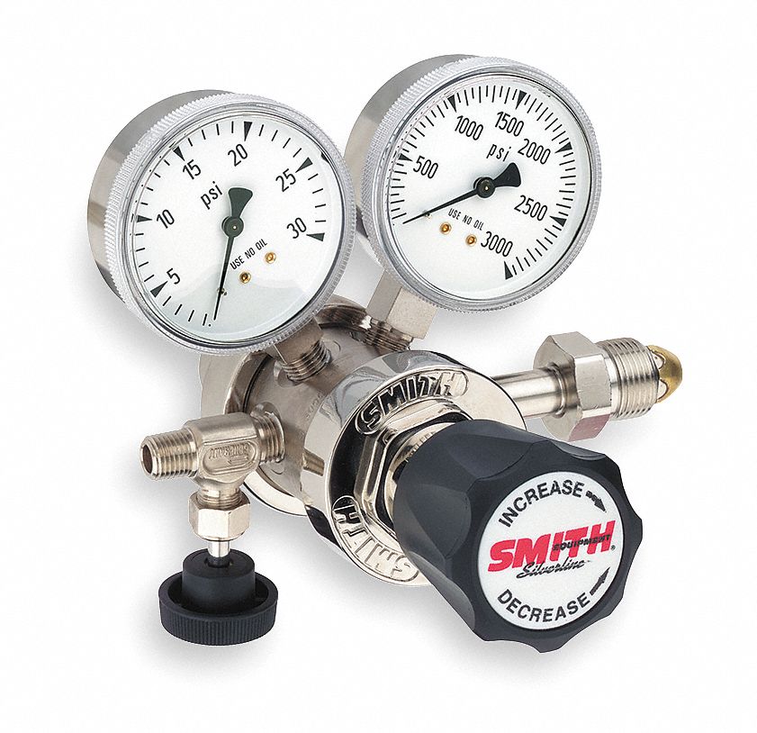 Regulator, 2 Stage, 0-150 PSI, Hydrogen