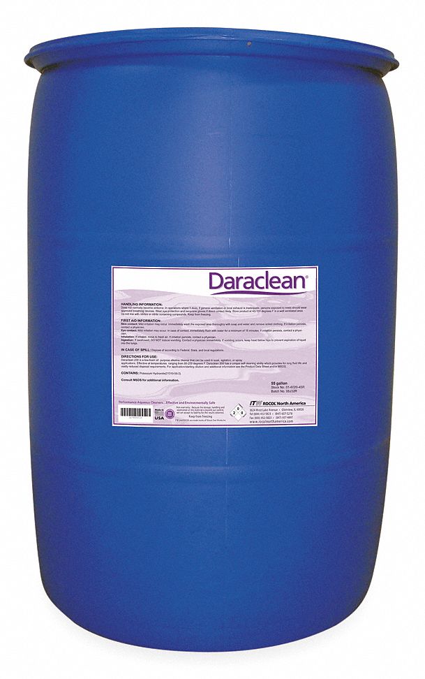 Aqueous Cleaner, Daraclean(R) 200, 55 Gal