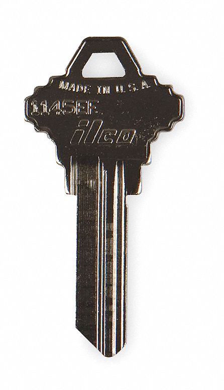 Key Blank, Brass, Schlage Lock, PK 10