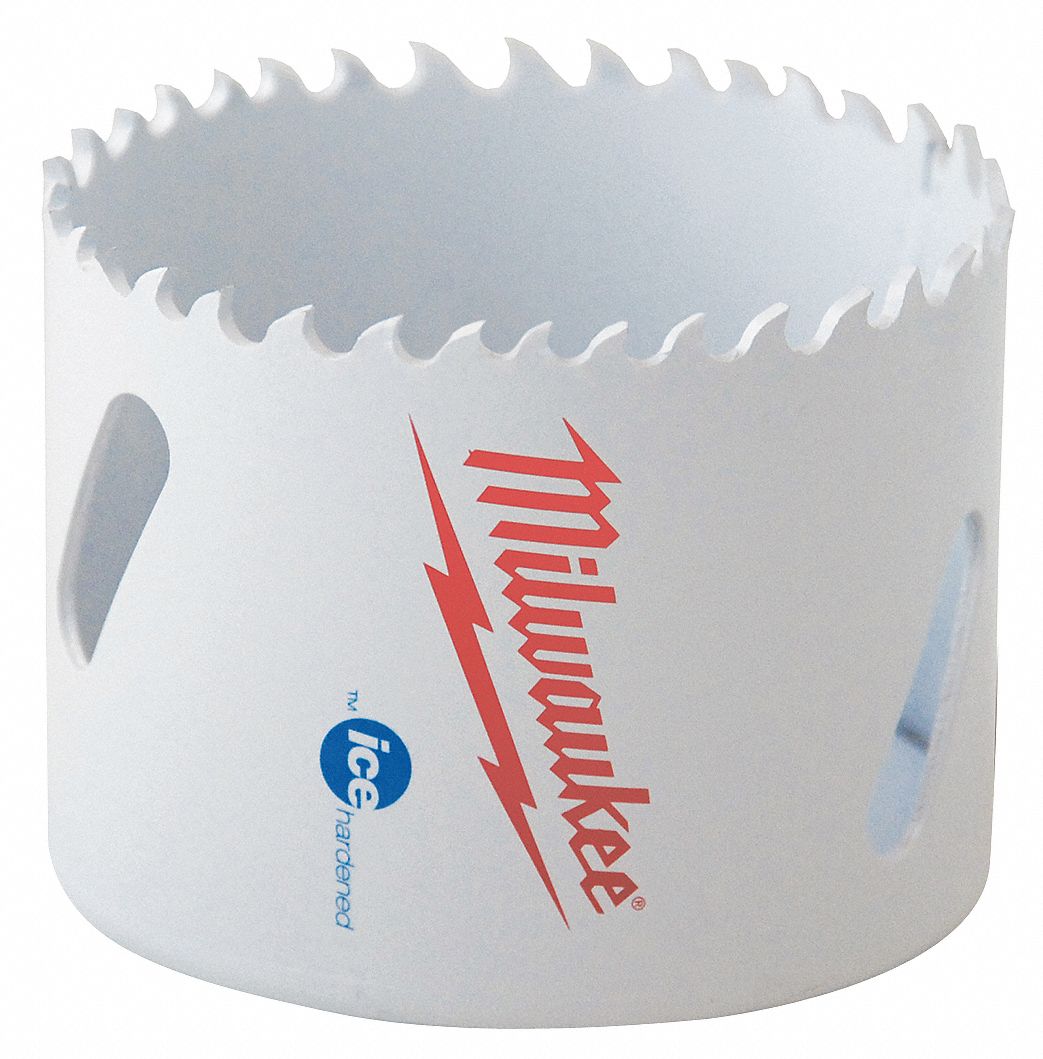 Ice Hardened Hole Saw, Bi-Metal, 7/8 In