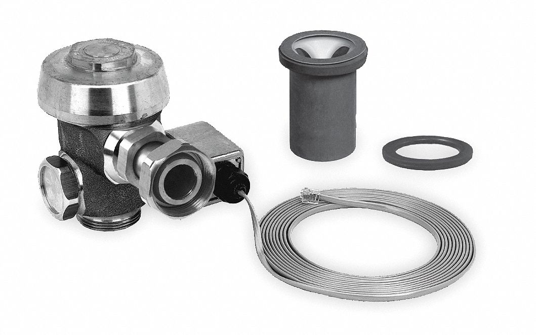 Retrofit Flushometer Assembly, Left Hand