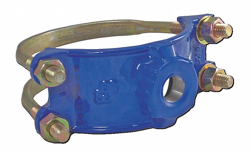 Saddle Clamp, Double Bale, 1 1/2 In Outlet
