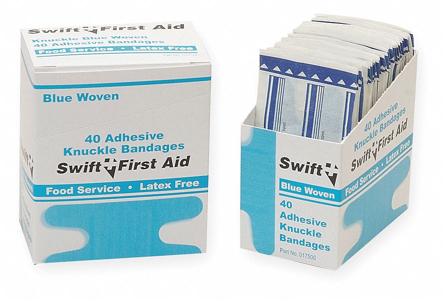 Knuckle Bandage, Blue, Pk 40