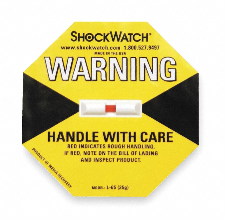 GForce Label, Handle with Care, 25G, PK 50