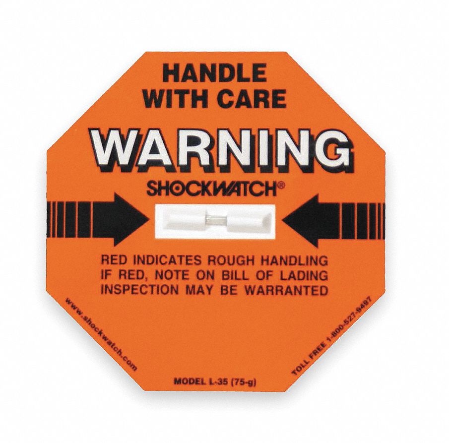 GForce Label, Handle with Care, 75G, PK 50