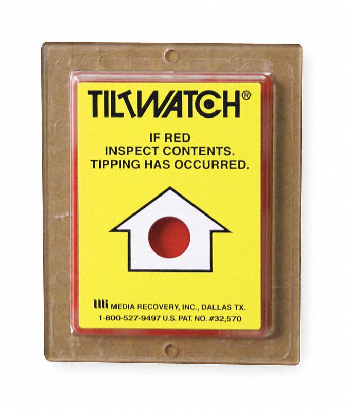 Tilt Label, Inspect, 80 Degrees, PK 100