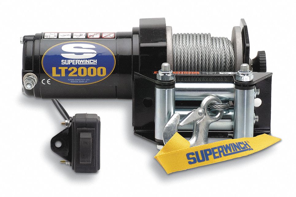 ATV/UTV Electric Winch, 11 In. L