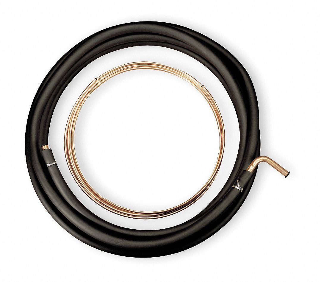 Refrigerant Line Set, Copper Roll, L 30 Ft