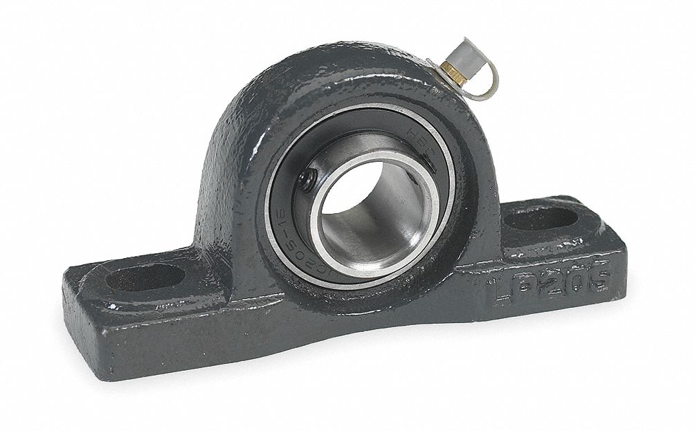 Mounted Ball Bearing, Pillow, 5/8 In Bore