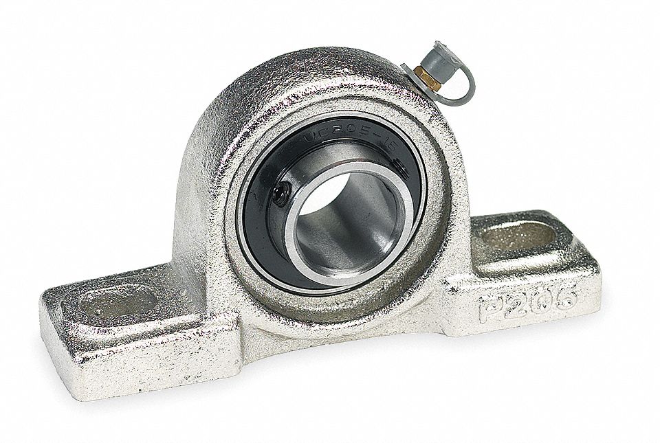 Mounted Ball Bearing, Pillow, 3/4 In Bore