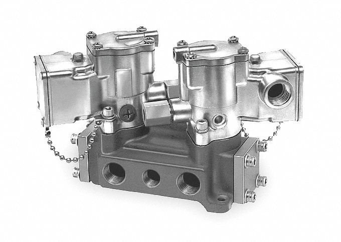 Solenoid Air Valve, 3 Position, 1 NPT