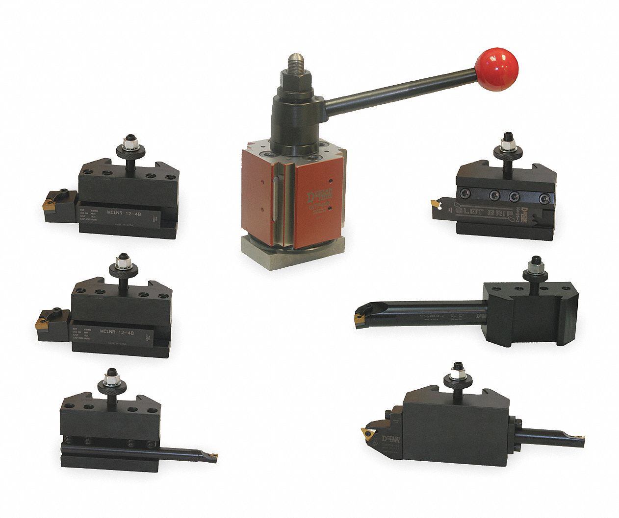 Tool Post & Holder Set, 9 PC, QITP30N