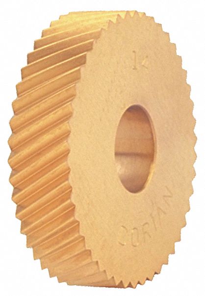 Knurl Wheel, D Series, LH DIAG, 1/2, 30 TPI