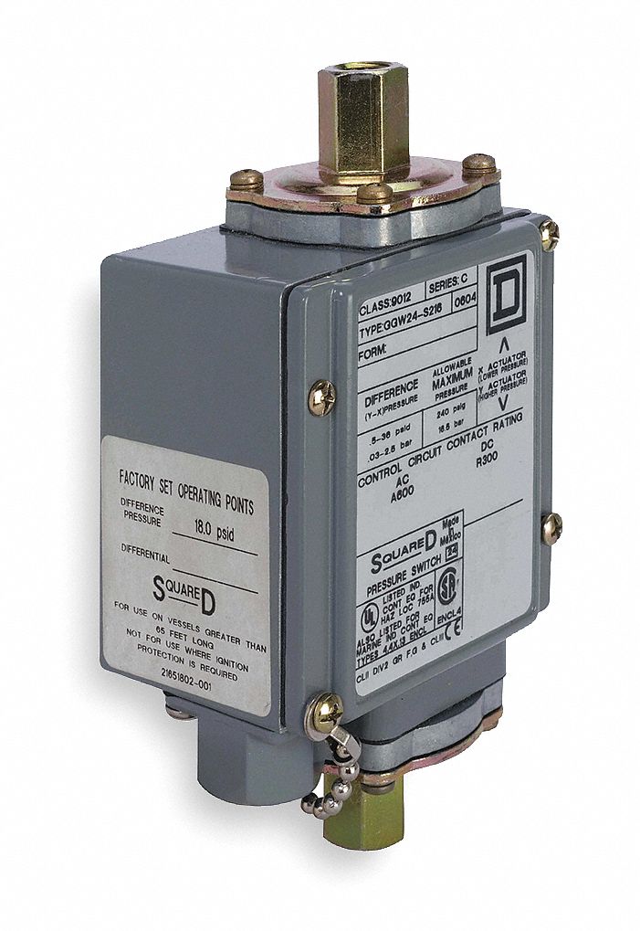 Pressure Switch, 0-175PSI, 2 Stage, 4/4X/13