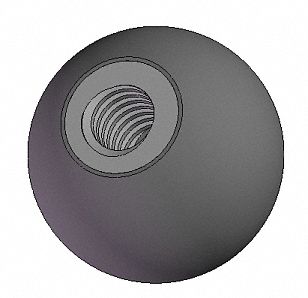 Ball Knob, 7/8 In, 1/4-20, 1 In