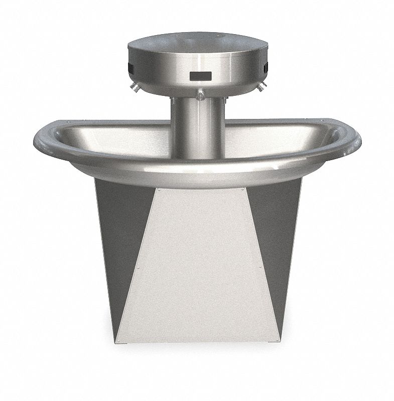 Washfountain, Semi-Circular, 110/24 VAC