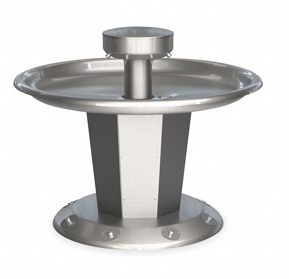 Washfountain, Circular, Raising Vent