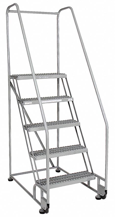 Rolling Ldr, Welded, Hndrl, Platfm 30In H