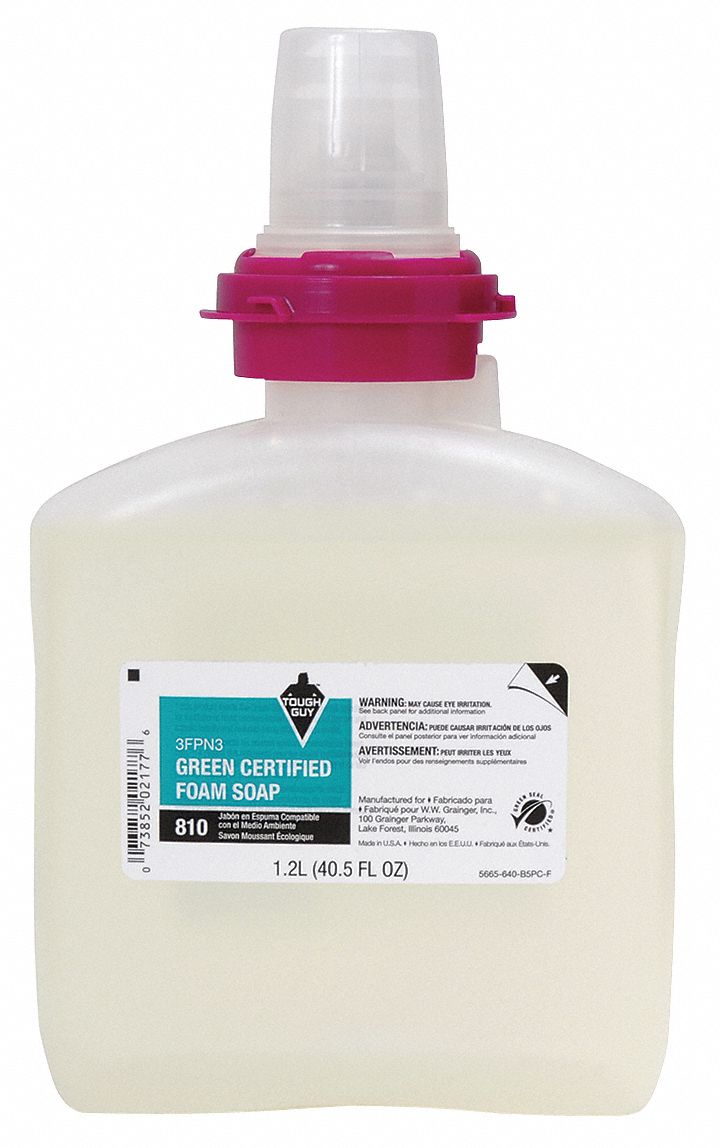 Foam Soap Refill, Dispenser, PK 2