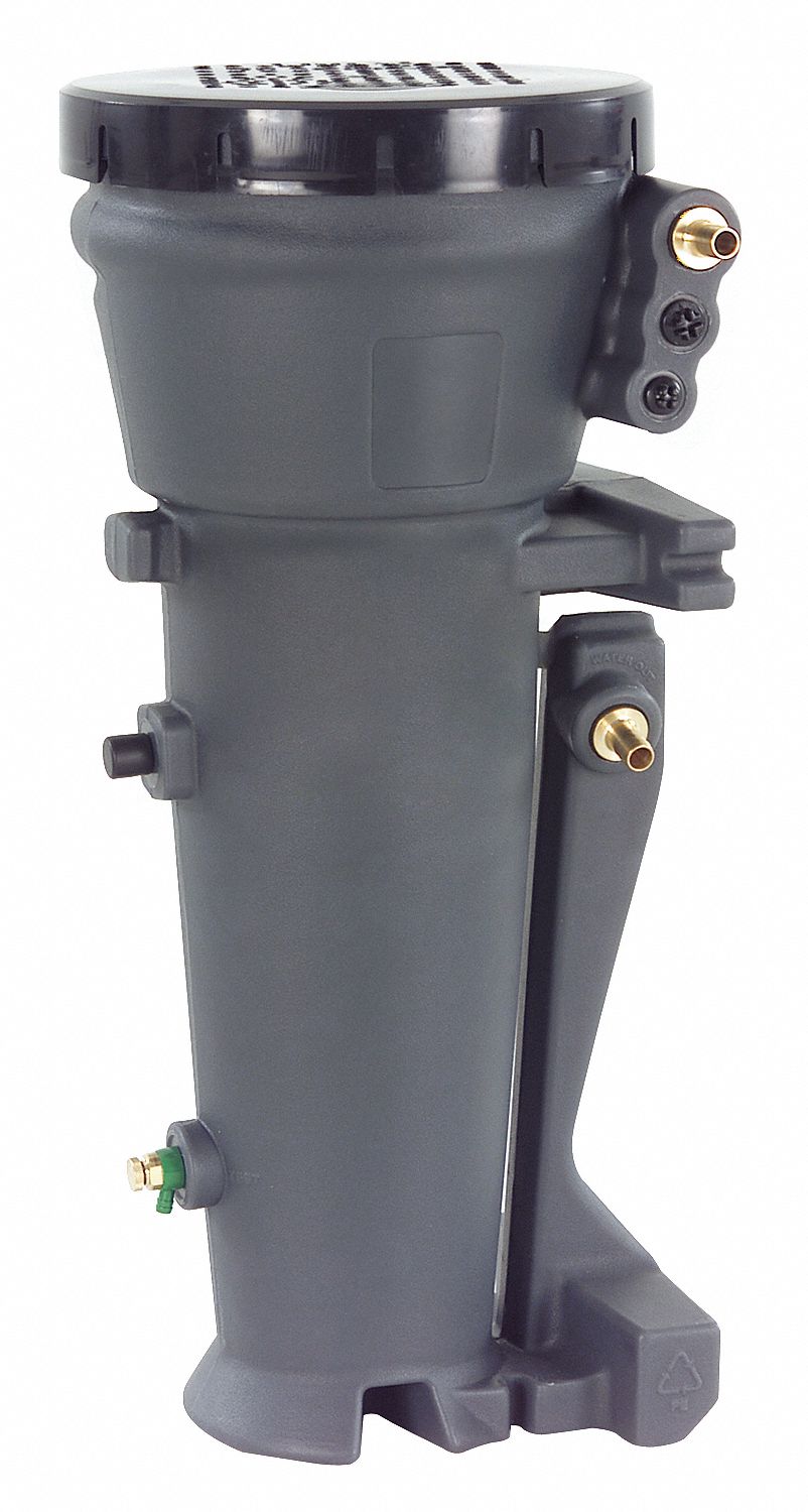 Oil Water Separator, 65 CFM, 1/2 In Inlet