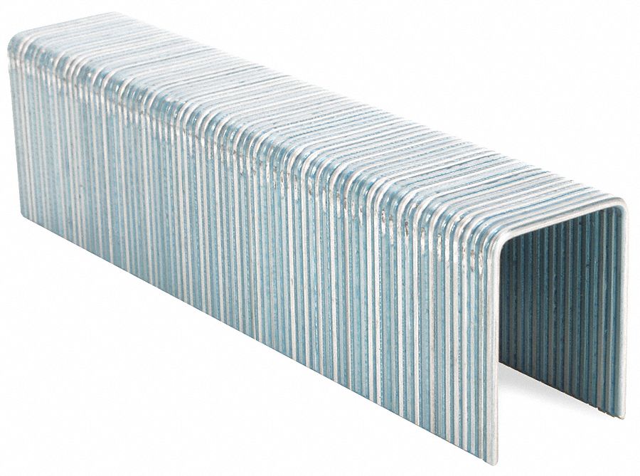Staple, 15/16 In Crown, 1 1/4 In L, Pk 9000