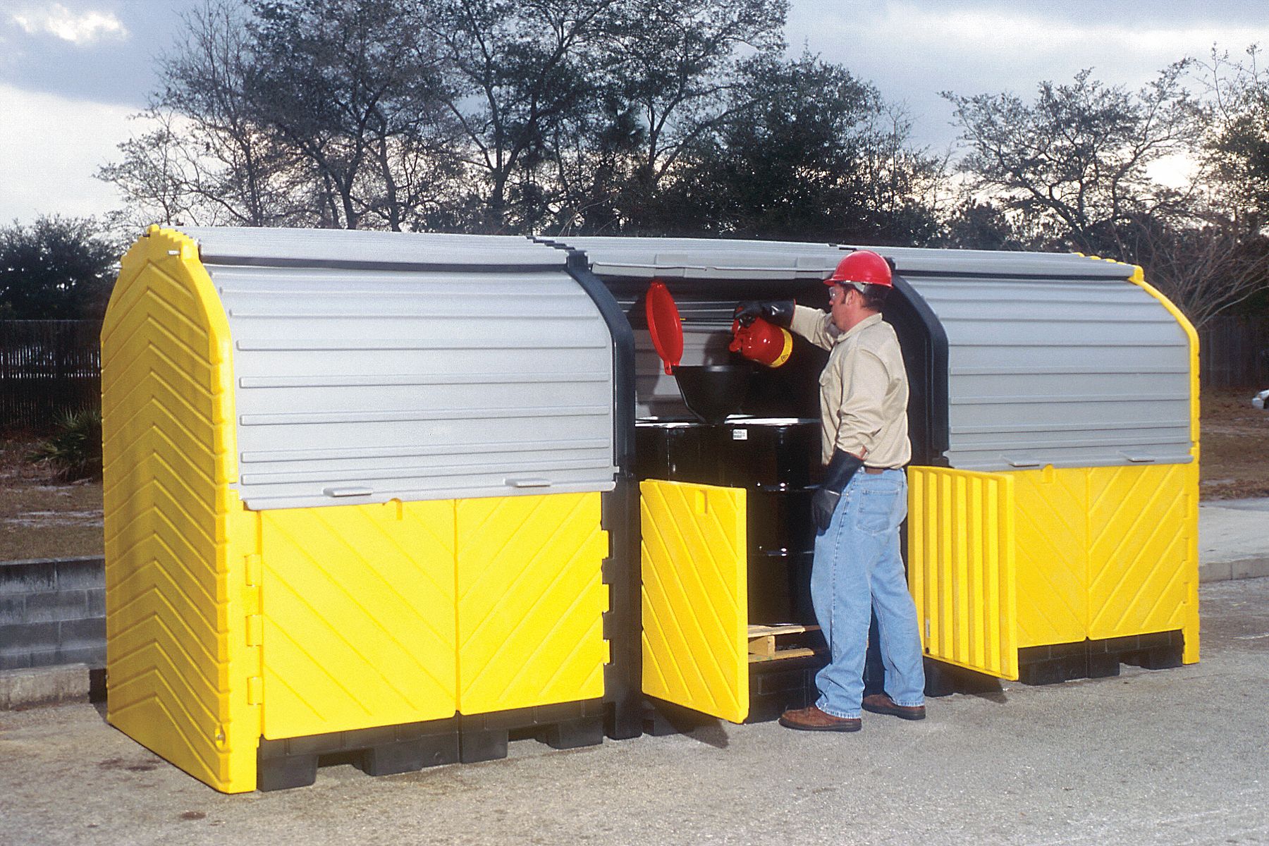 Rolltop Drum Spll Contnmnt, 188 in. L