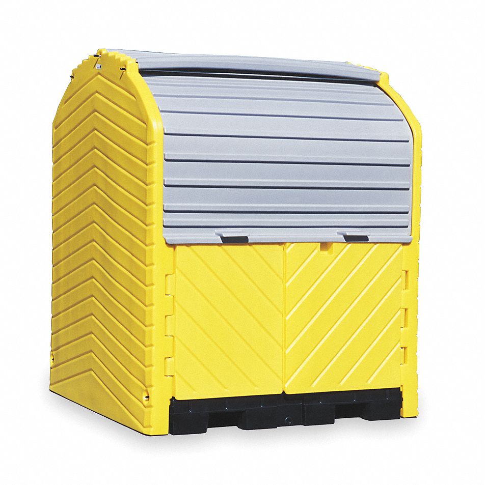 Rolltop Drum Spl Cntnmnt, 79 in. H
