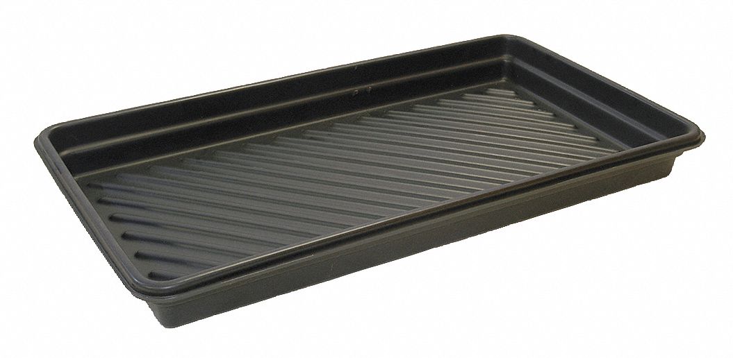 Spill Tray, 3-1/2 In. H, 40 In. L, 48 In. W