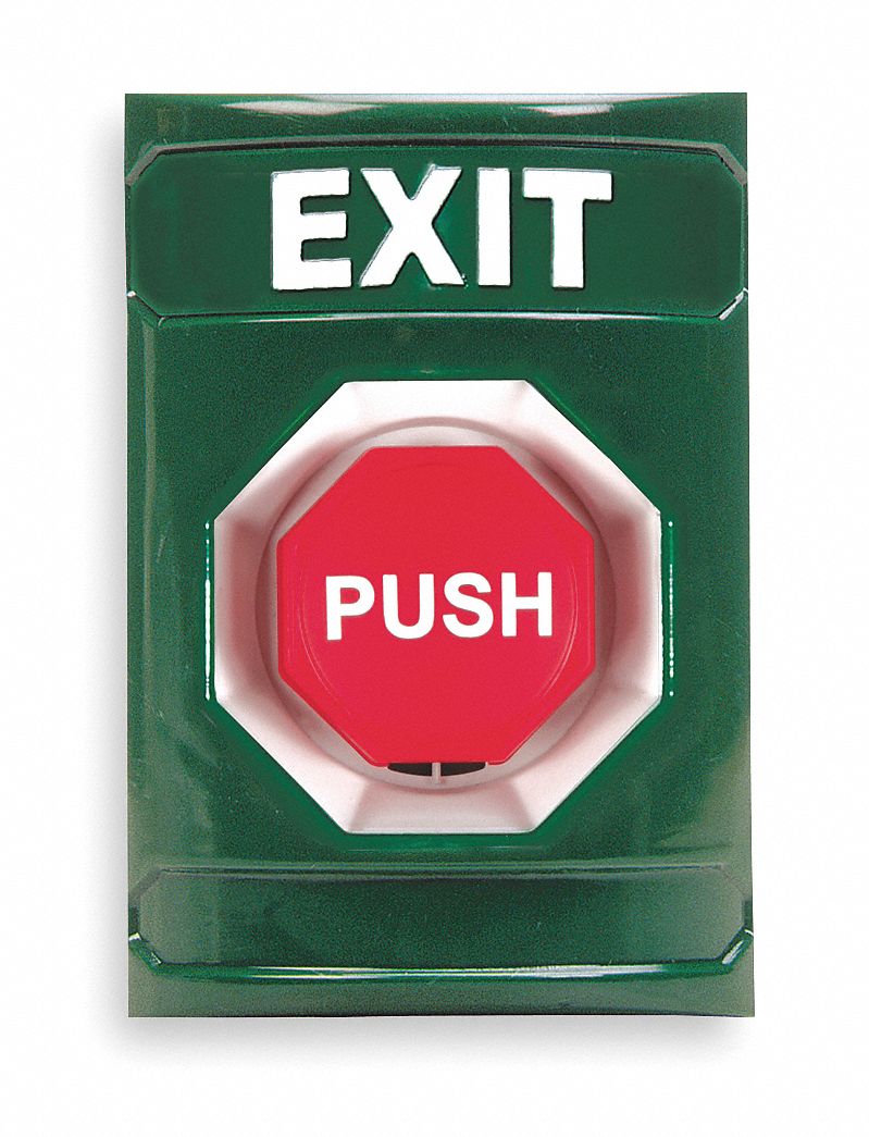 Push Button Switch, Green