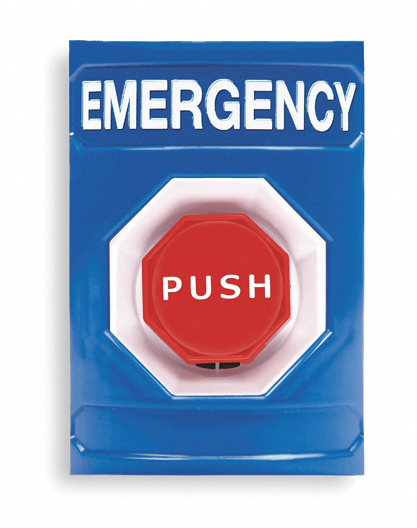 Push Button Switch, Blue