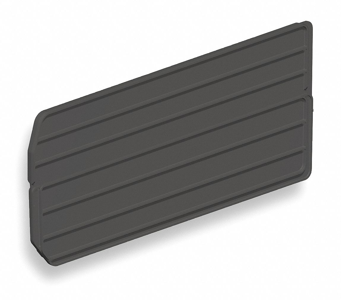 Stacking Bin Divider, Black, PK6