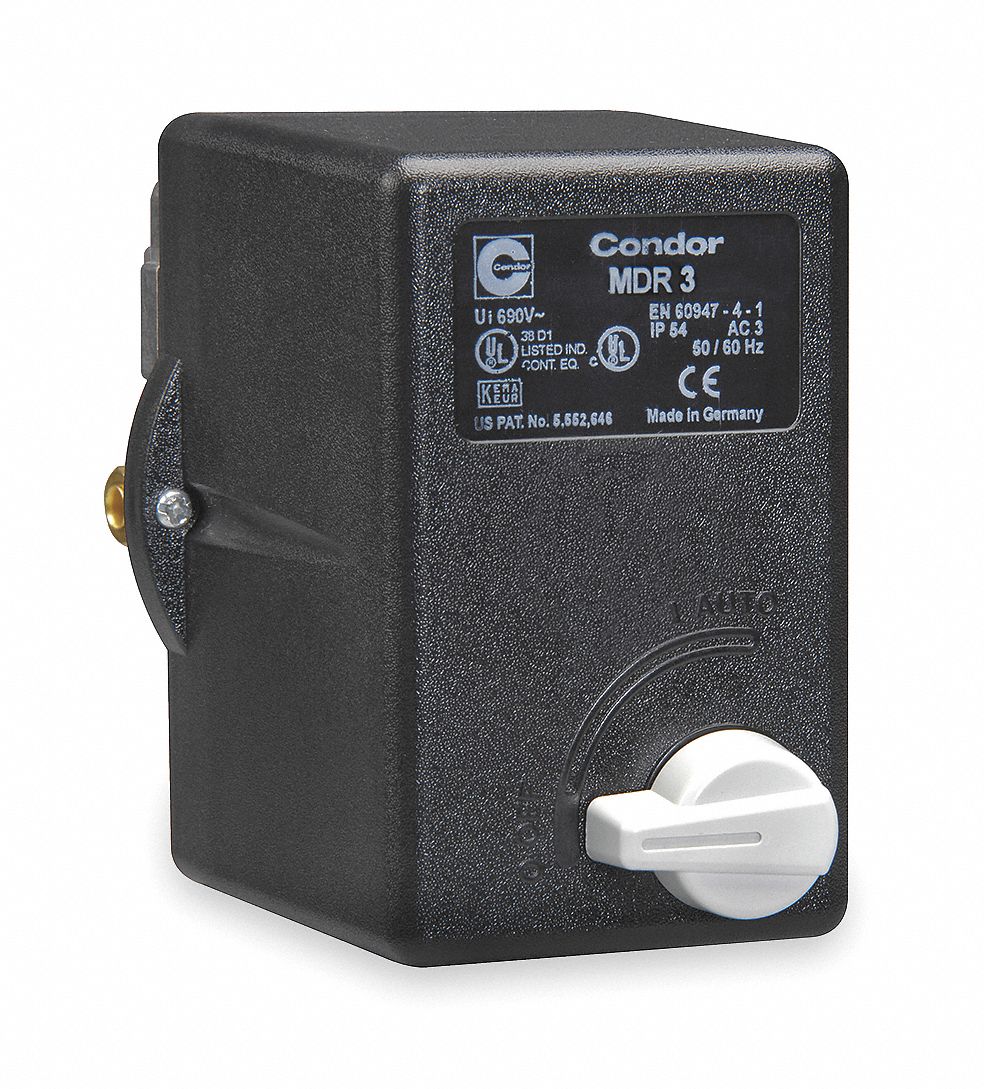 Pressure Switch, 3PST, 120/150psi, 3/8