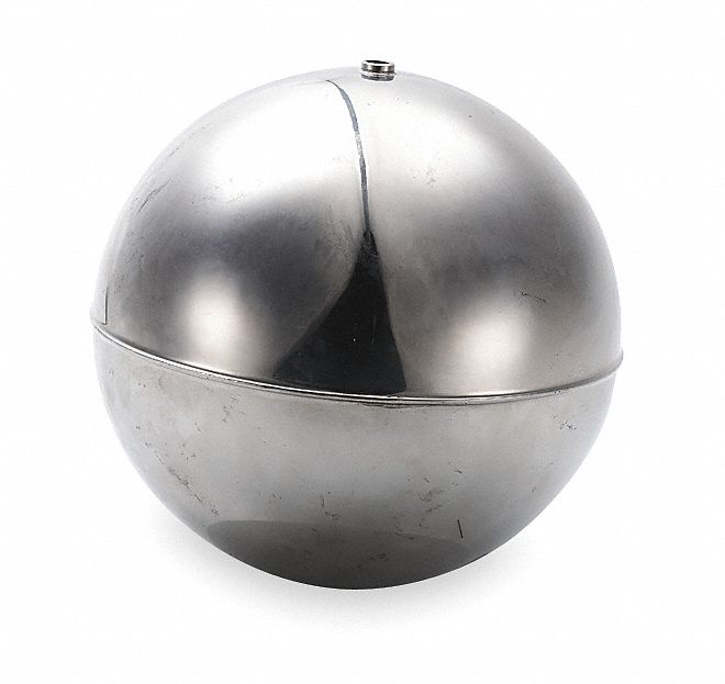 Float, 1/4-20, 5 In Dia, 316 SS