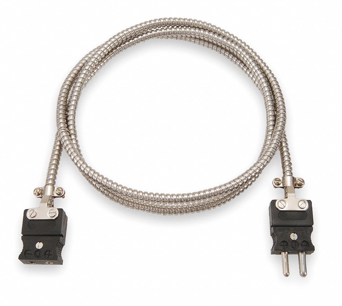 Thermocouple Ext Wire, J, 20AWG, Str, 25Ft