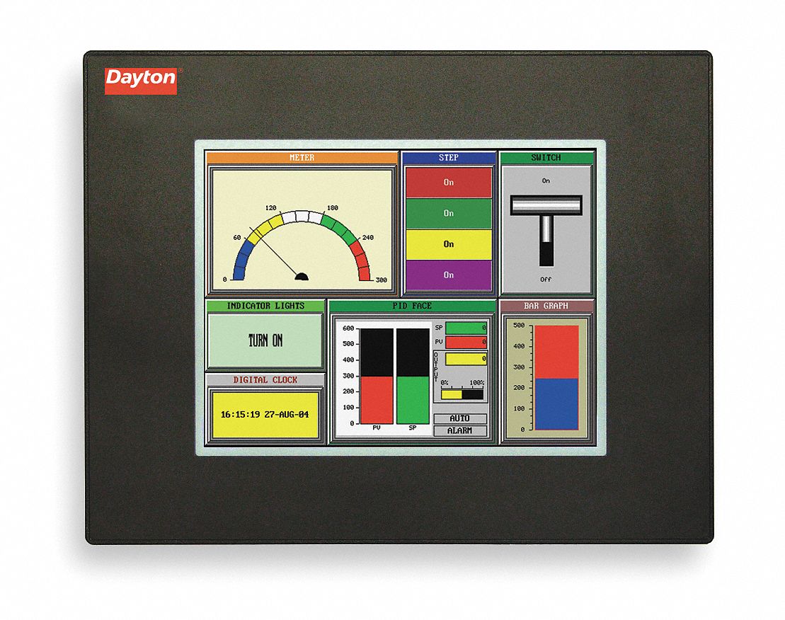 Touchpanel, 10In TFT Color, 54000 Hrs