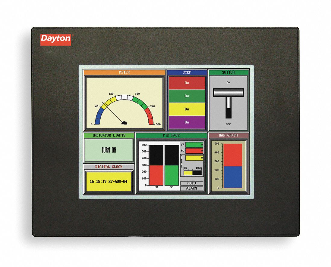 Touchpanel, 10In TFT/Ether, 50000 Hrs