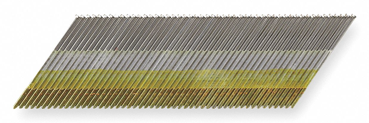 Finish Nail, 15 Ga, 1 In L, Pk 4000
