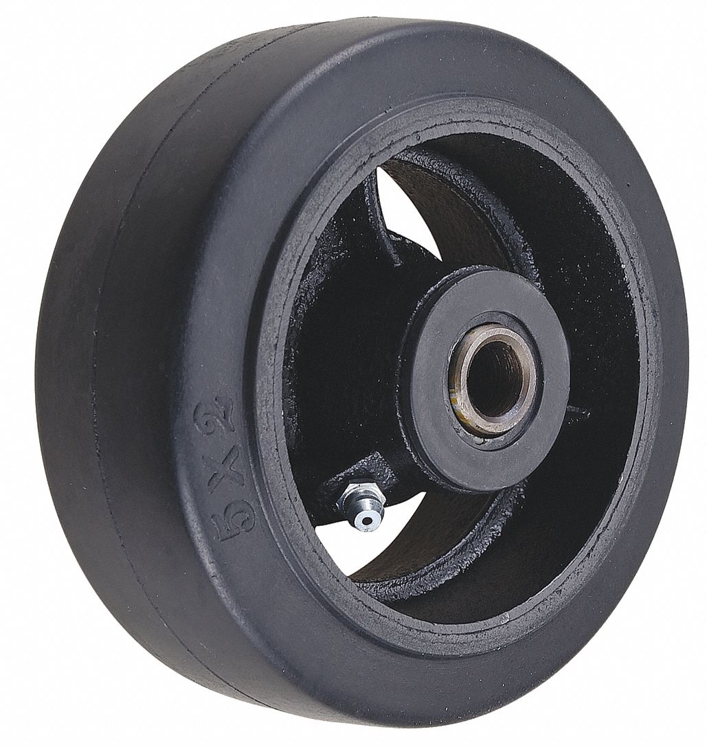 Caster Wheel, 6 D x 2 In. W, 500 lb.