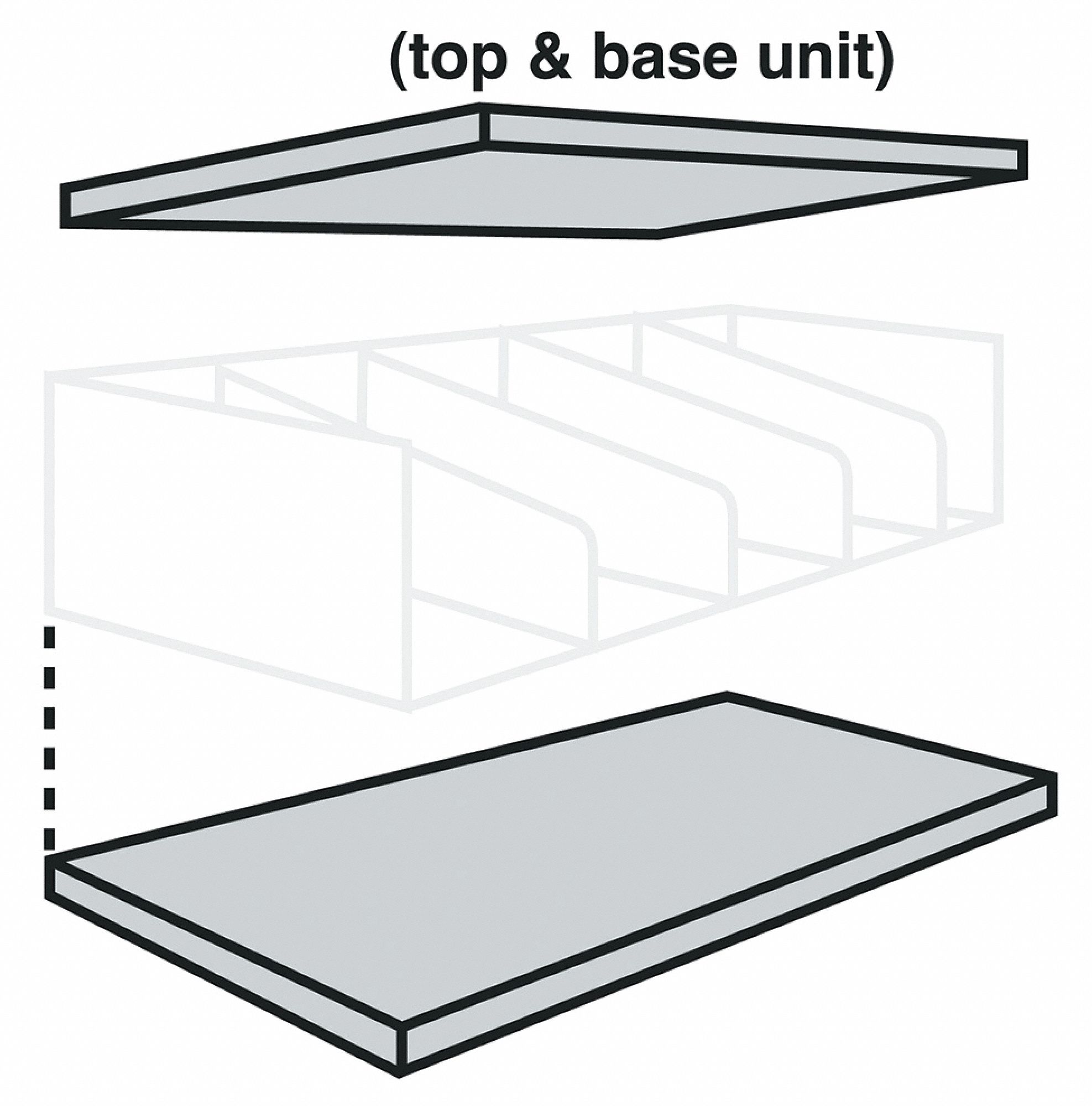 File Top/Base, Putty, Steel
