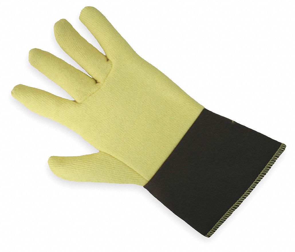 Heat Resist. Gloves, Yellow, XL, PR