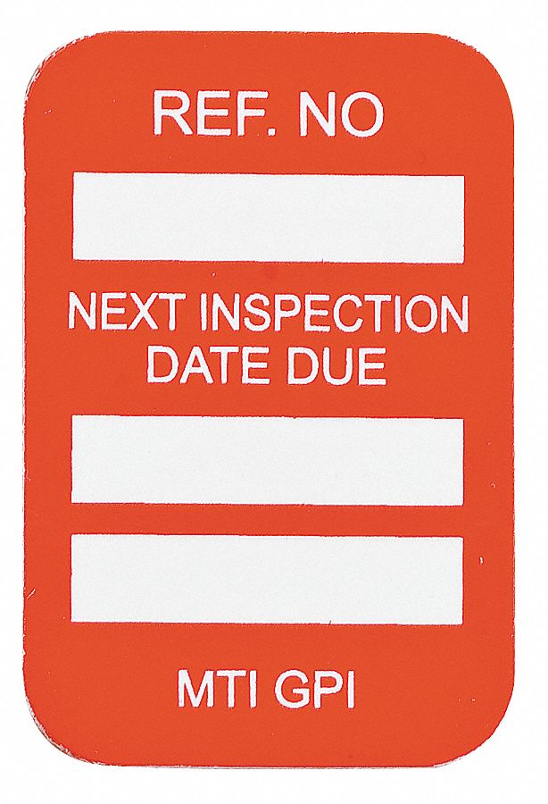Microtag(r) Inspection Insr, Wht/R, PK100