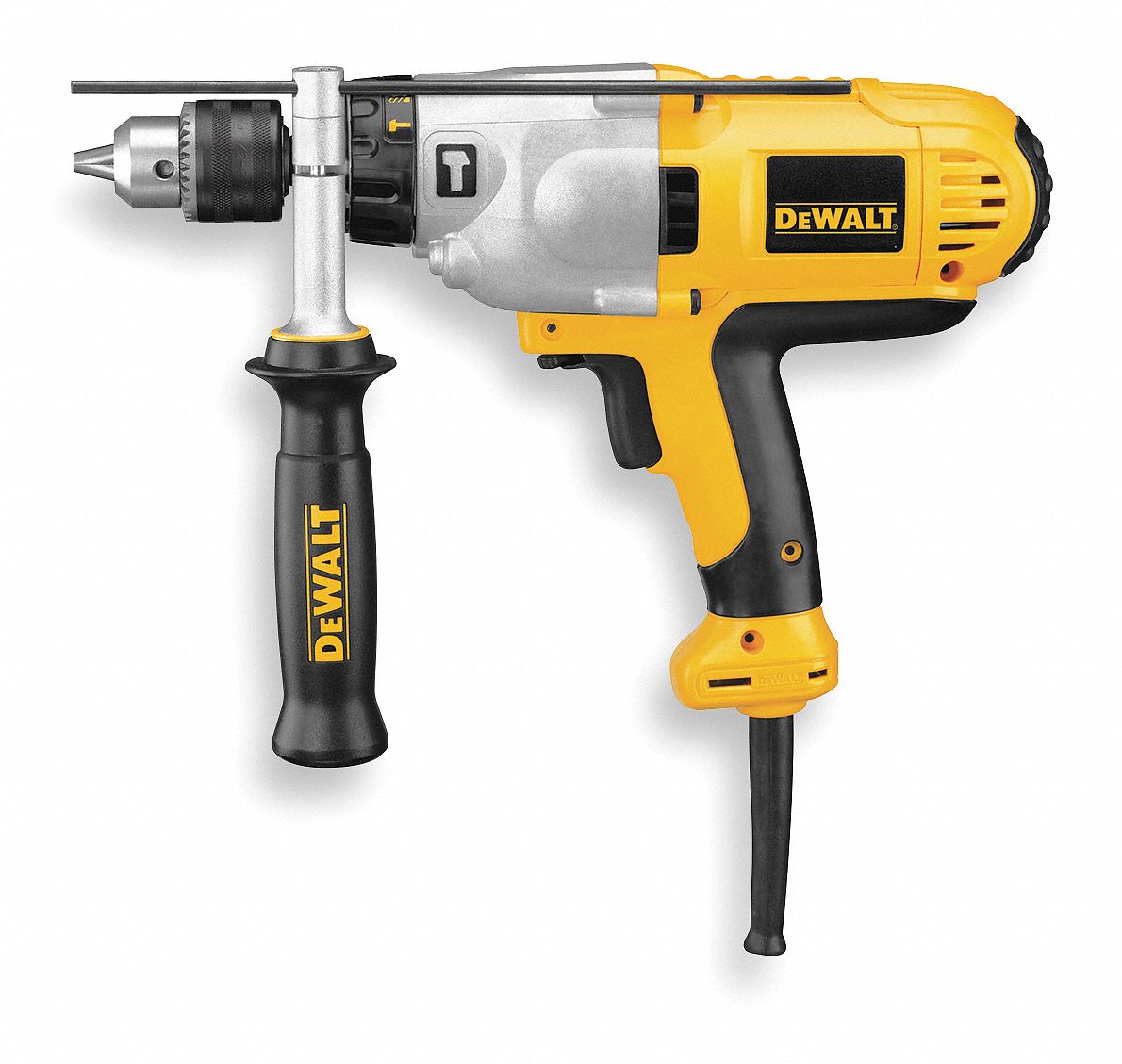 Mid Handle Hammer Drill Kit, 1/2, 10A