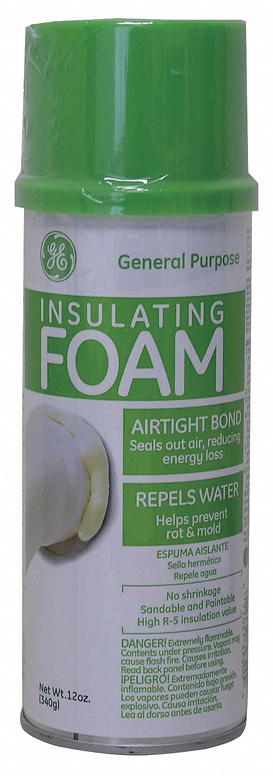 Insulating Foam, 12 Oz Can, Off-White, R-5