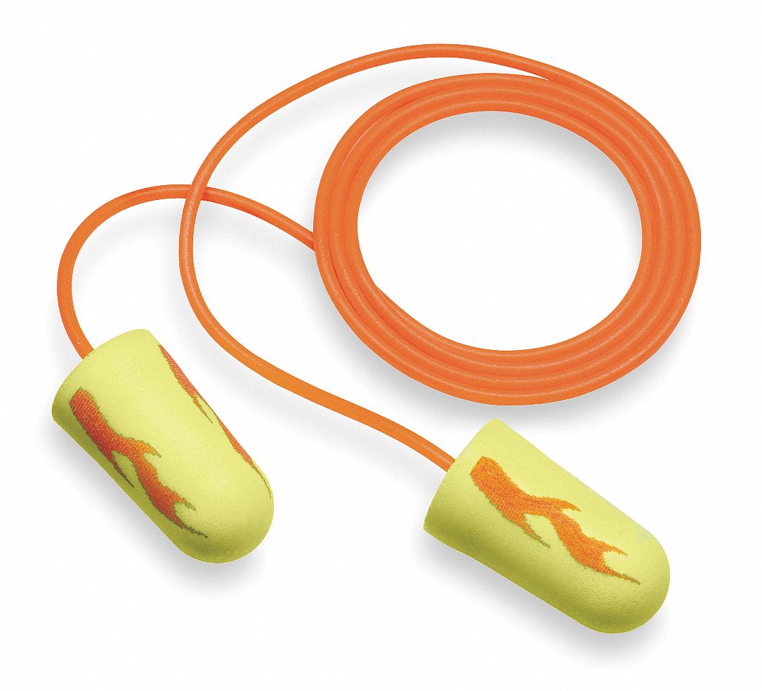 Ear Plugs, 33dB, Corded, Reg, PK200
